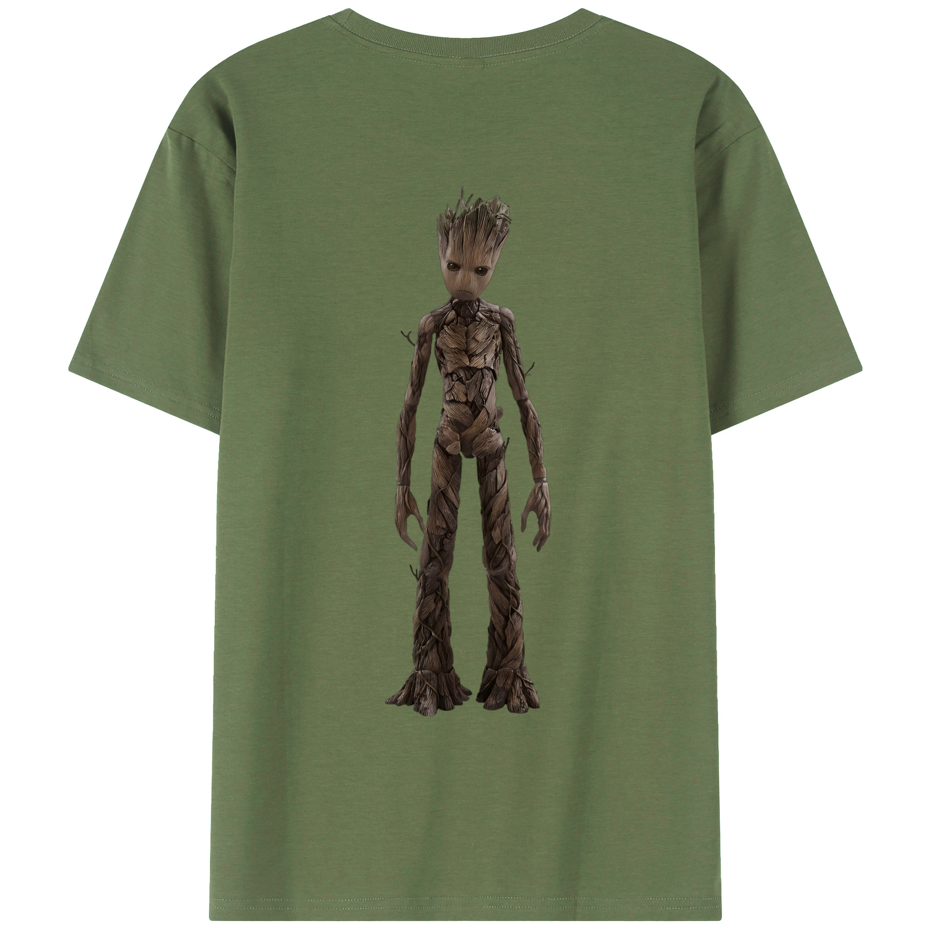 （画像用） アベンジャーズ The Avengers 綿100％ メンズ半袖Tシャツ（バックプリント） 通気性